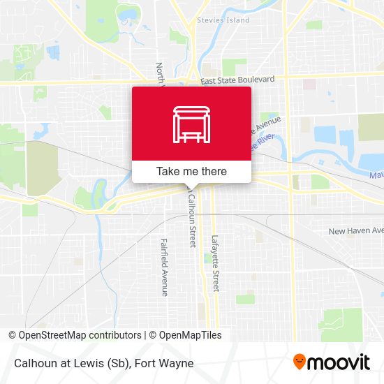 Mapa de Calhoun at Lewis (Sb)