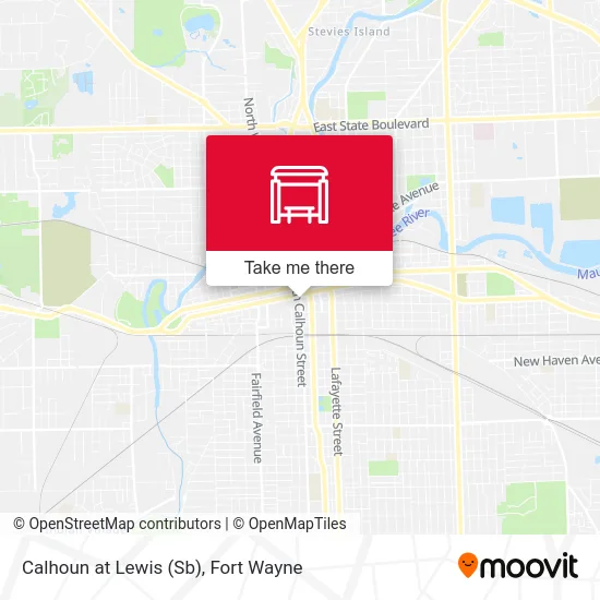 Mapa de Calhoun at Lewis (Sb)