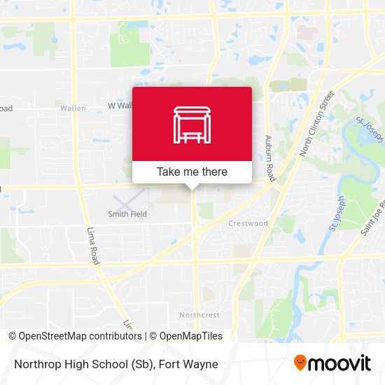 Northrop High School (Sb) map