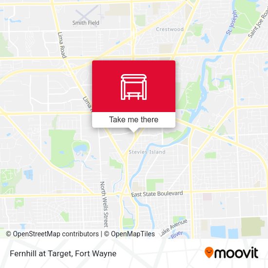 Mapa de Fernhill at Target