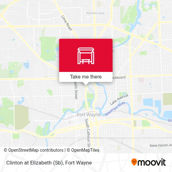Clinton at Elizabeth (Sb) map
