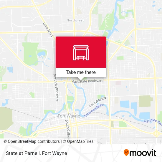 State at Parnell map