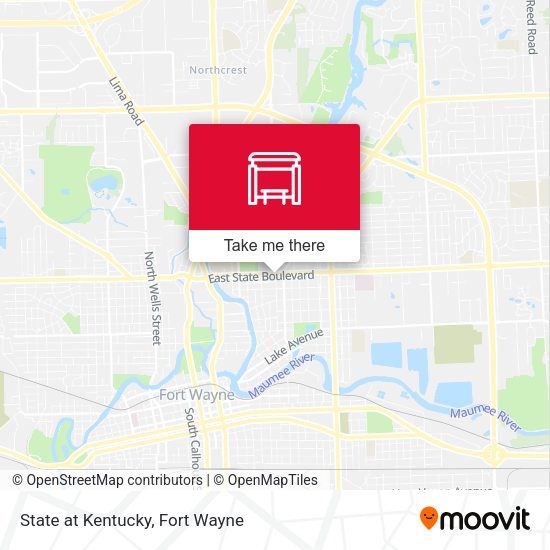 State at Kentucky map