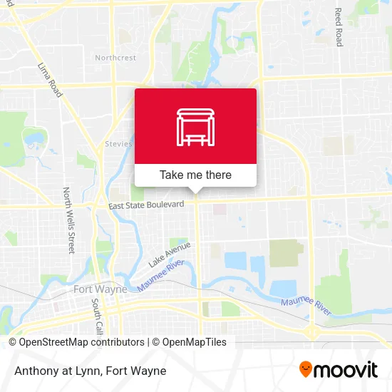 Mapa de Anthony at Lynn