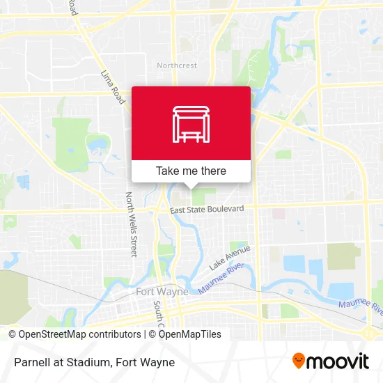 Mapa de Parnell at Stadium