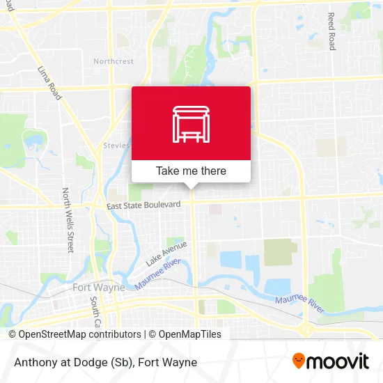 Mapa de Anthony at Dodge (Sb)