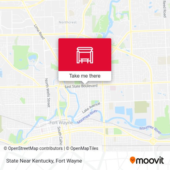 State Near Kentucky map