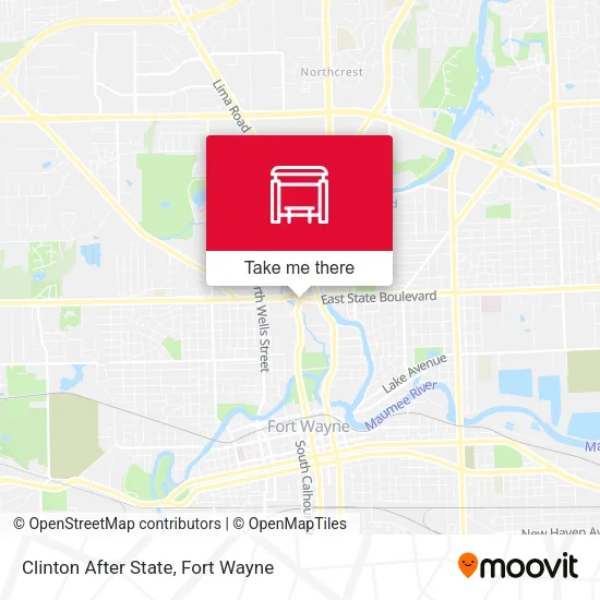 Mapa de Clinton After State