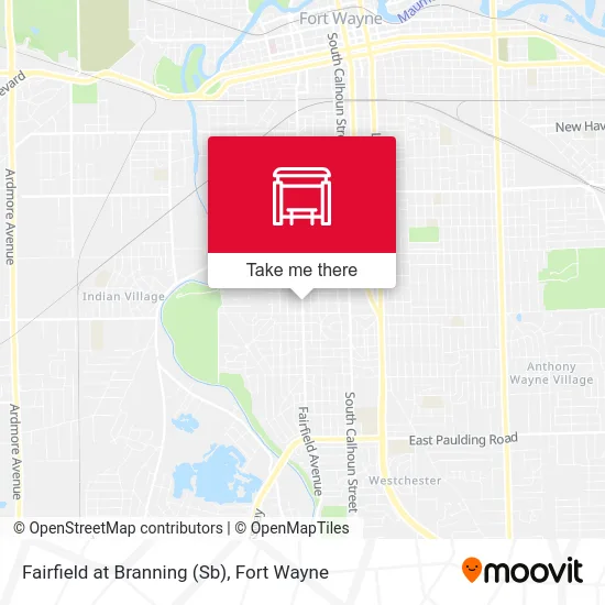 Mapa de Fairfield at Branning (Sb)