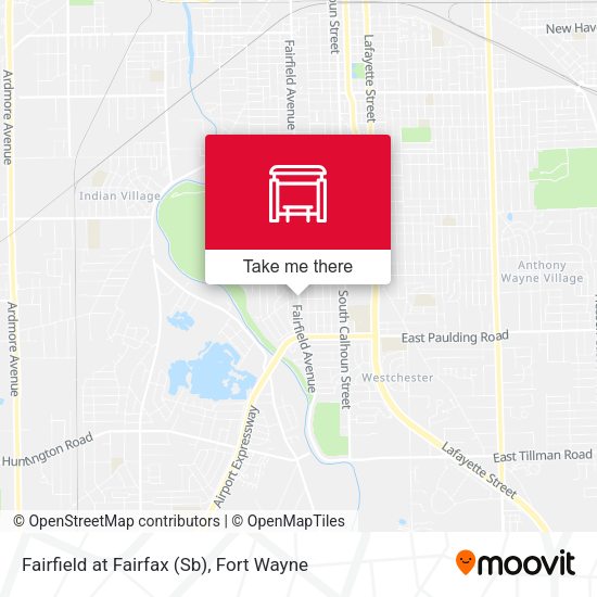 Fairfield at Fairfax (Sb) map