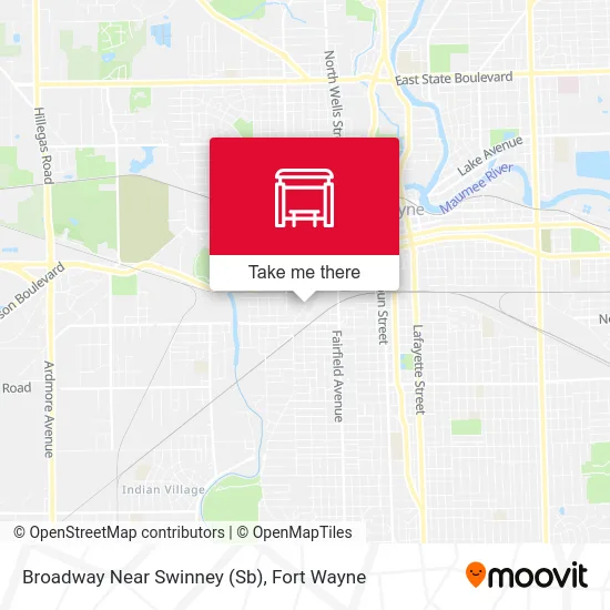 Mapa de Broadway Near Swinney (Sb)