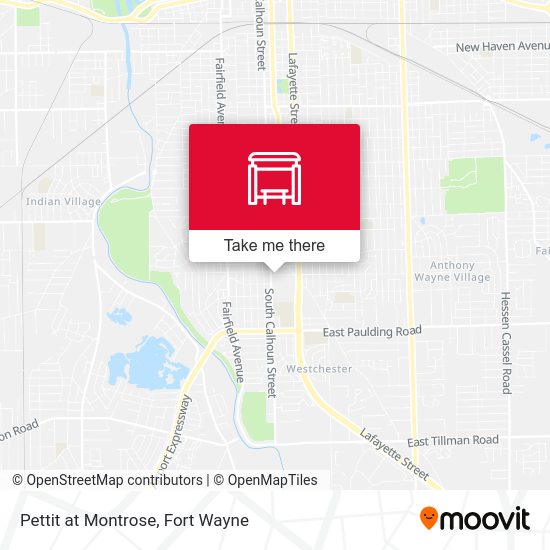 Pettit at Montrose map