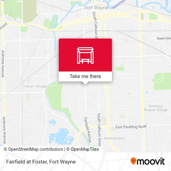 Fairfield at Foster map