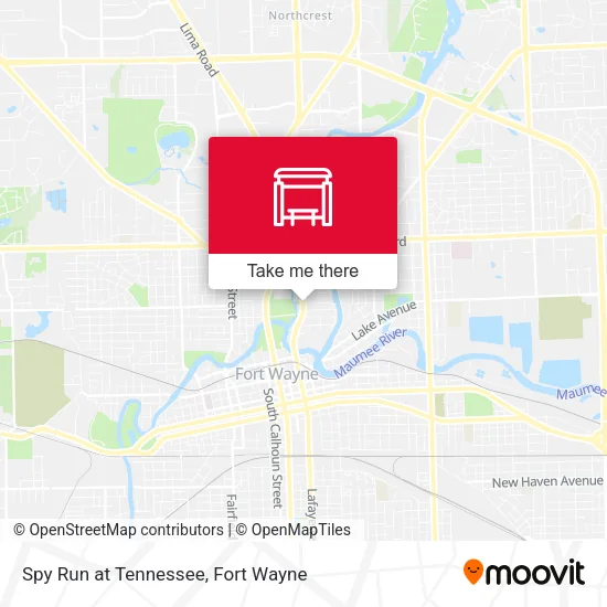 Mapa de Spy Run at Tennessee