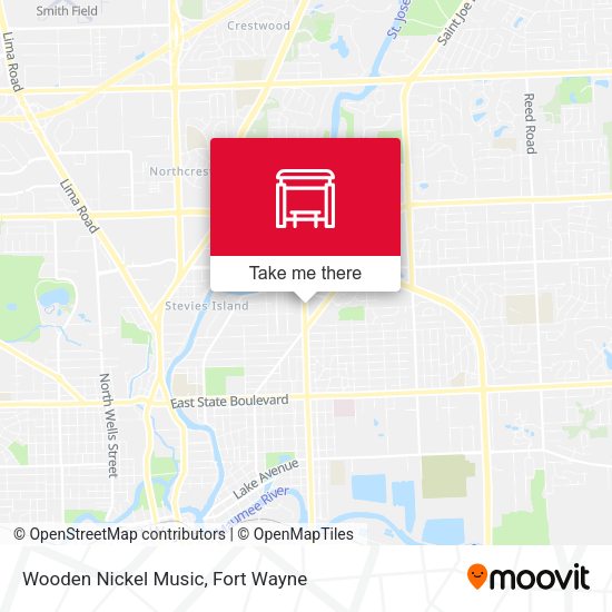 Wooden Nickel Music map
