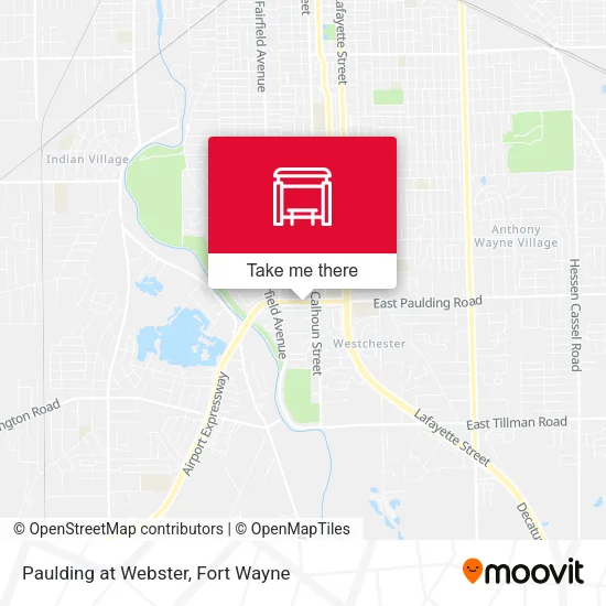 Mapa de Paulding at Webster