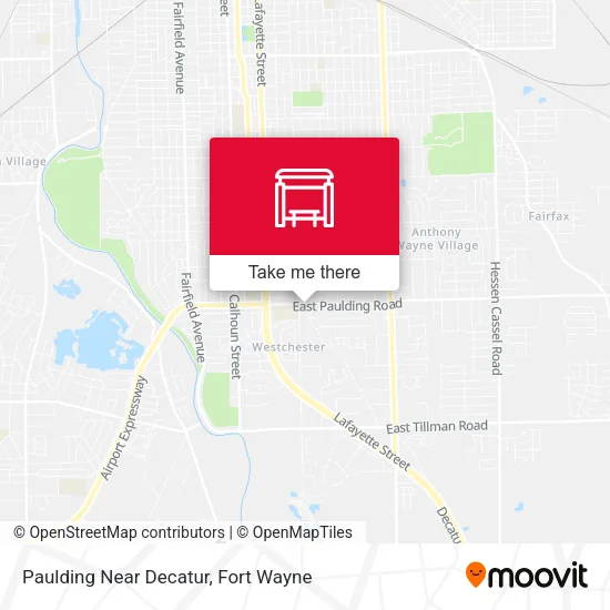 Mapa de Paulding Near Decatur