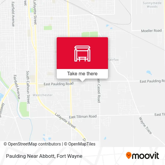 Mapa de Paulding Near Abbott