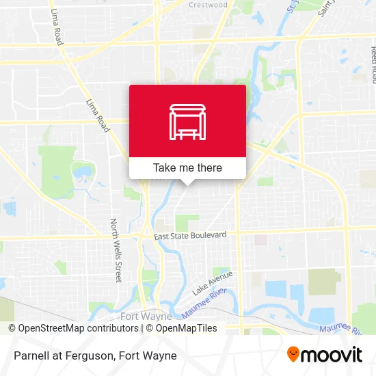 Mapa de Parnell at Ferguson