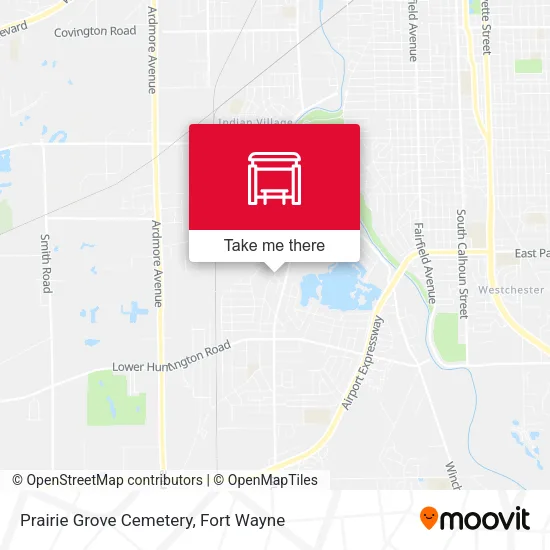 Mapa de Prairie Grove Cemetery