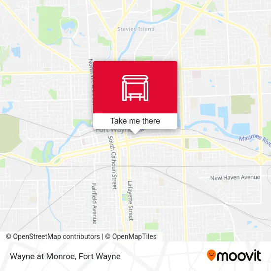 Mapa de Wayne at Monroe