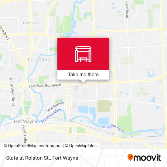 Mapa de State at Rolston St.