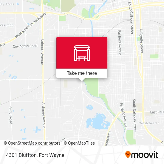 Mapa de 4301 Bluffton