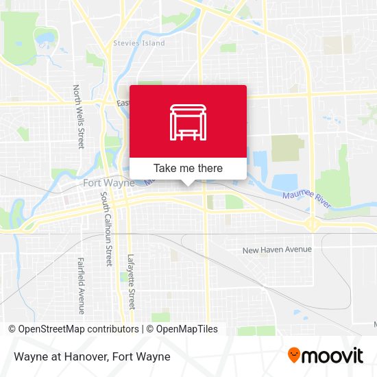 Mapa de Wayne at Hanover