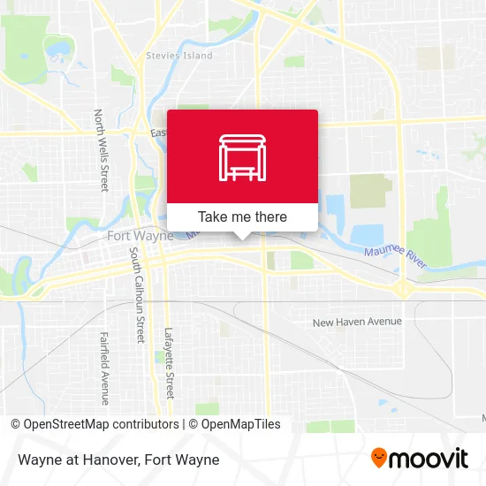 Wayne at Hanover map