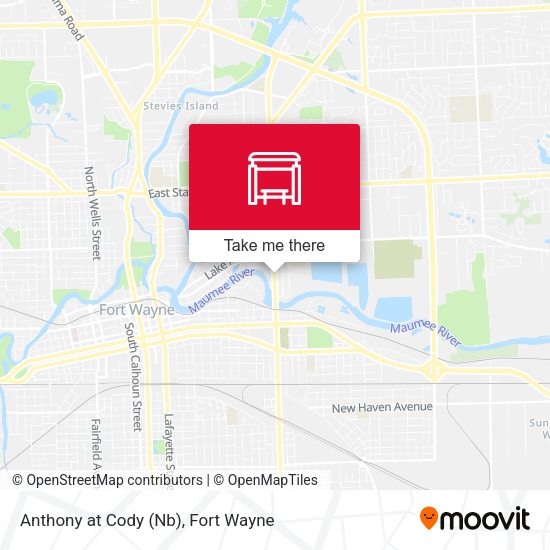 Anthony at Cody (Nb) map