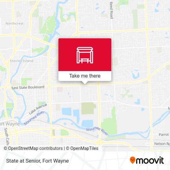 State at Senior map
