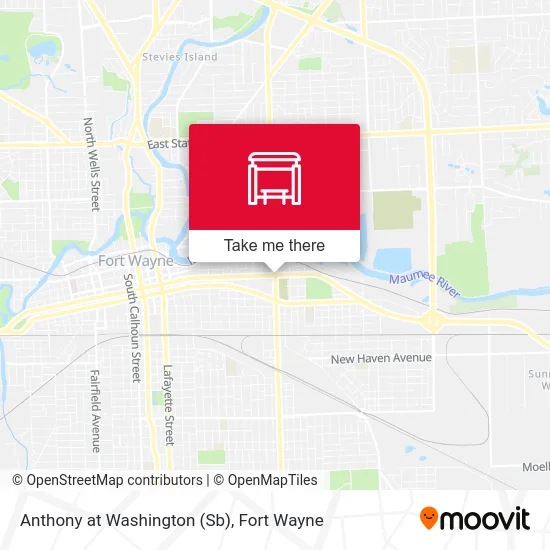 Mapa de Anthony at Washington (Sb)