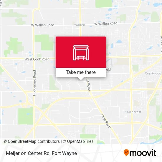 Mapa de Meijer on Center Rd