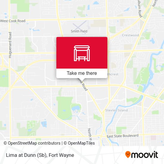 Lima at Dunn (Sb) map