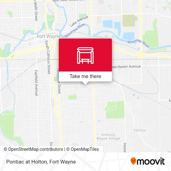 Mapa de Pontiac at Holton