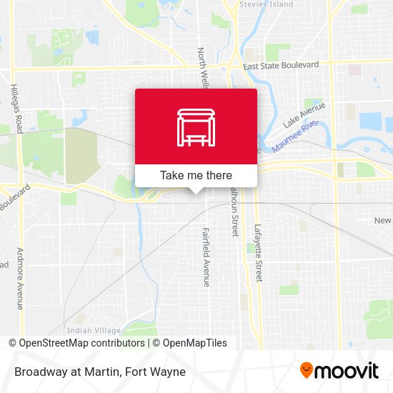 Mapa de Broadway at Martin