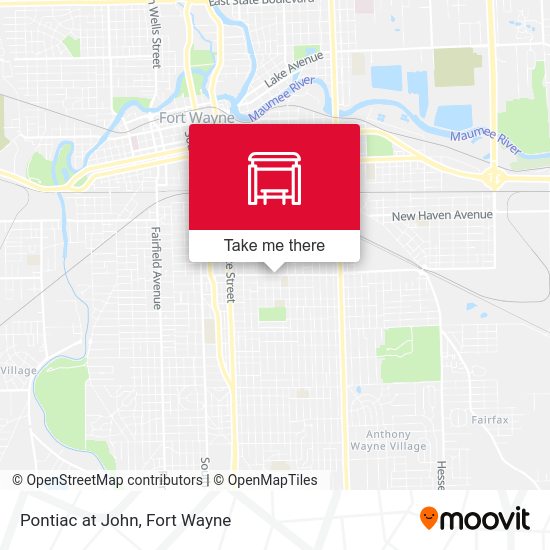 Mapa de Pontiac at John