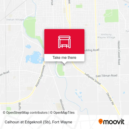 Mapa de Calhoun at Edgeknoll (Sb)