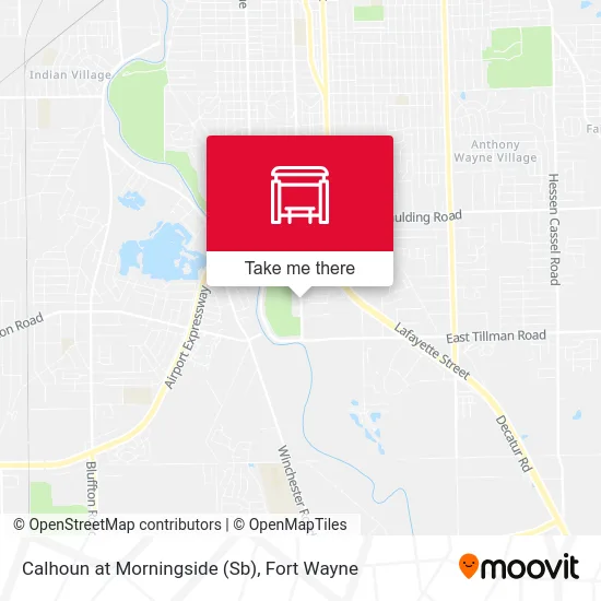 Mapa de Calhoun at Morningside (Sb)