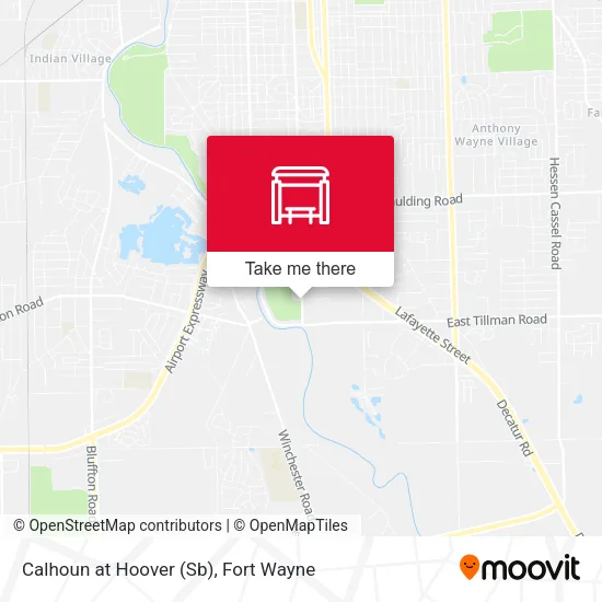 Mapa de Calhoun at Hoover (Sb)