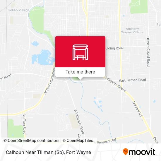 Mapa de Calhoun Near Tillman (Sb)