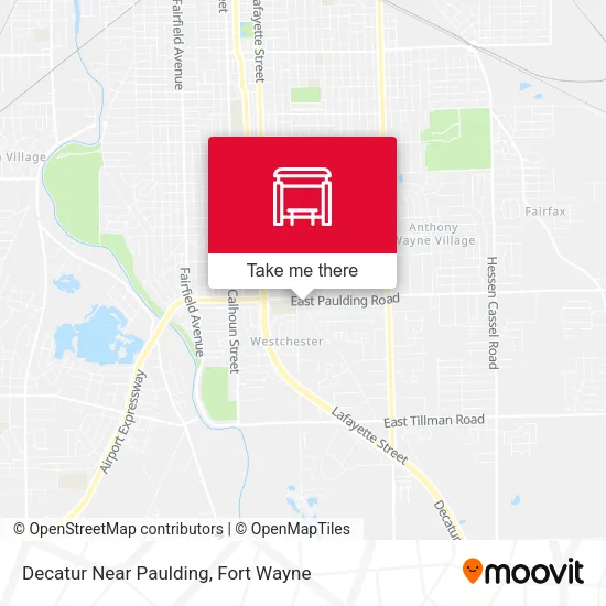 Mapa de Decatur Near Paulding