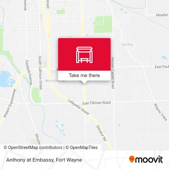 Mapa de Anthony at Embassy