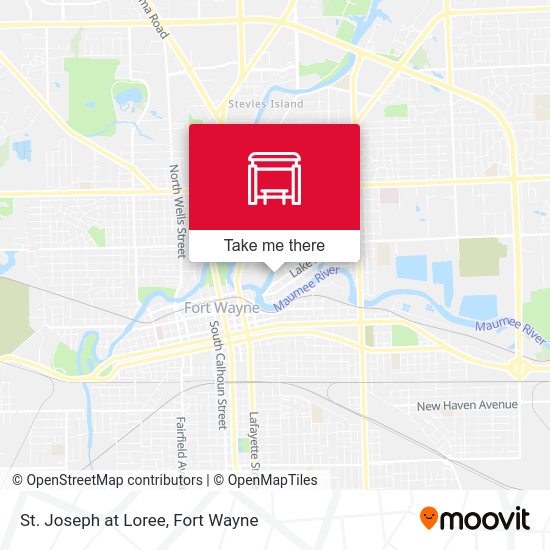 St. Joseph at Loree map