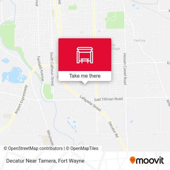 Decatur Near Tamera map