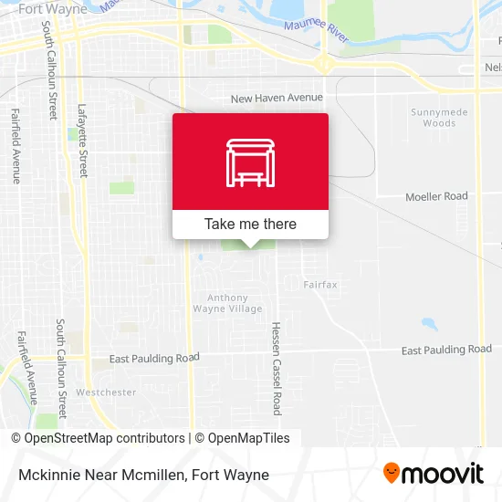 Mapa de Mckinnie Near Mcmillen