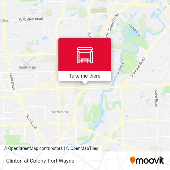 Mapa de Clinton at Colony