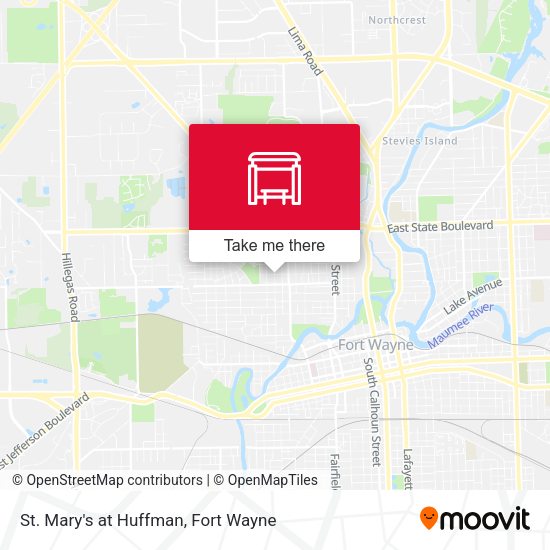 St. Mary's at Huffman map