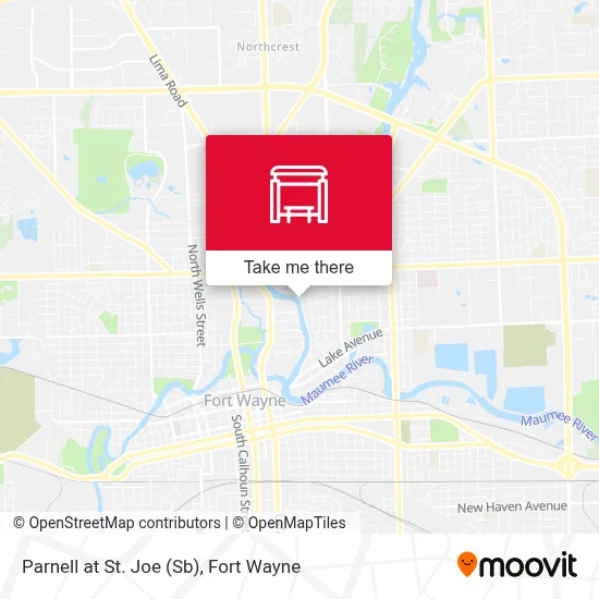 Parnell at St. Joe (Sb) map