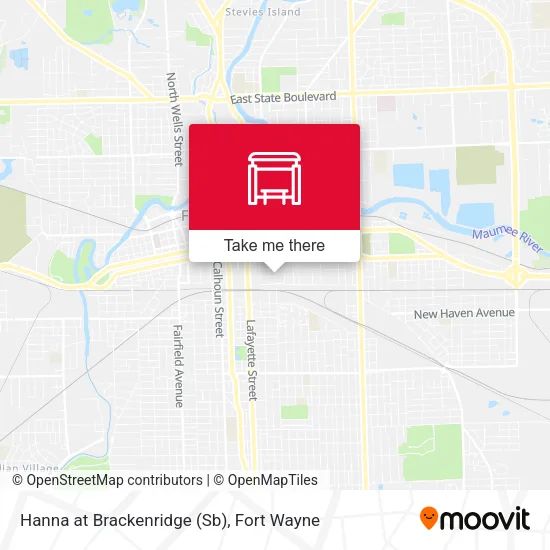 Mapa de Hanna at Brackenridge (Sb)